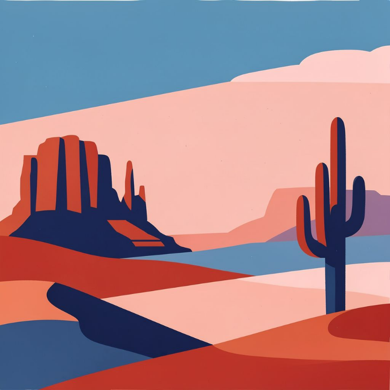 Kittl: Dramatic Arizona desert landscape